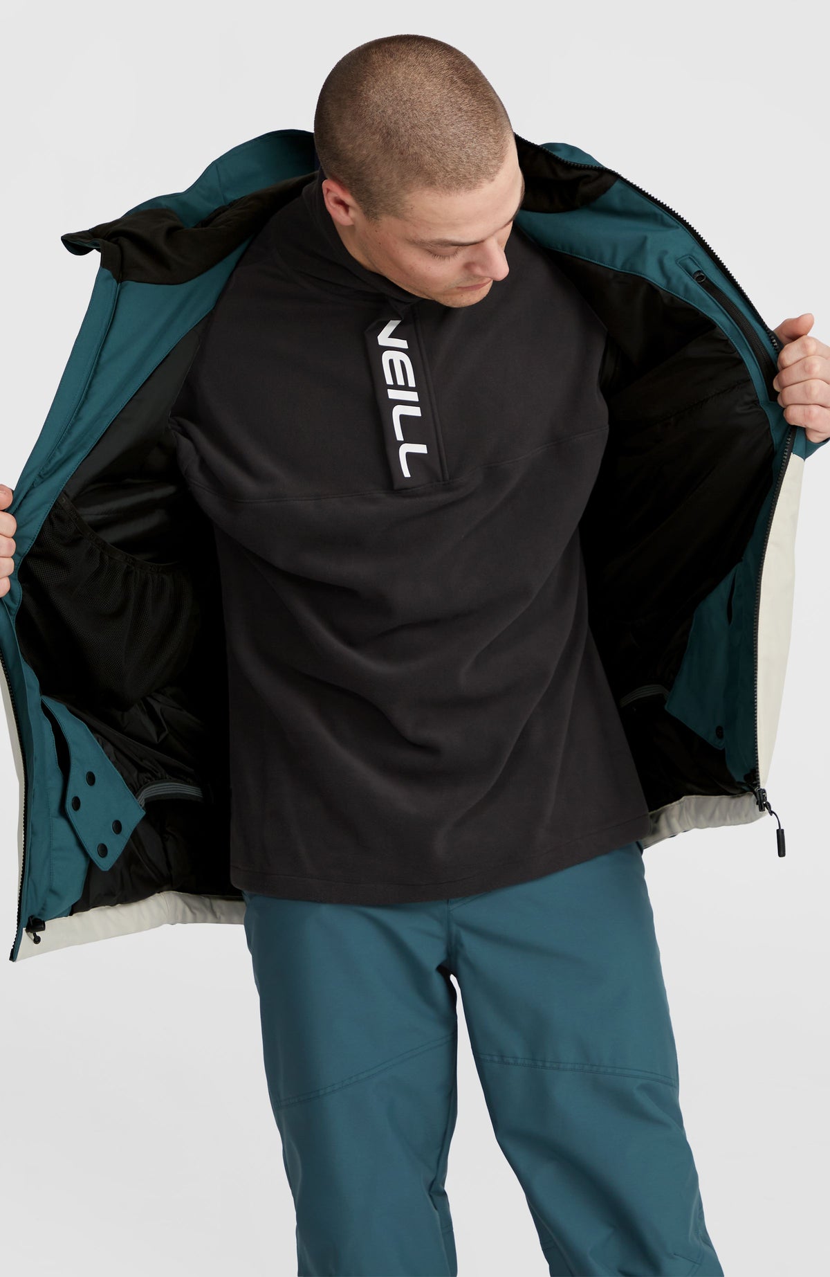 Hammer Block Skijacke | Alma Steel Colour Block