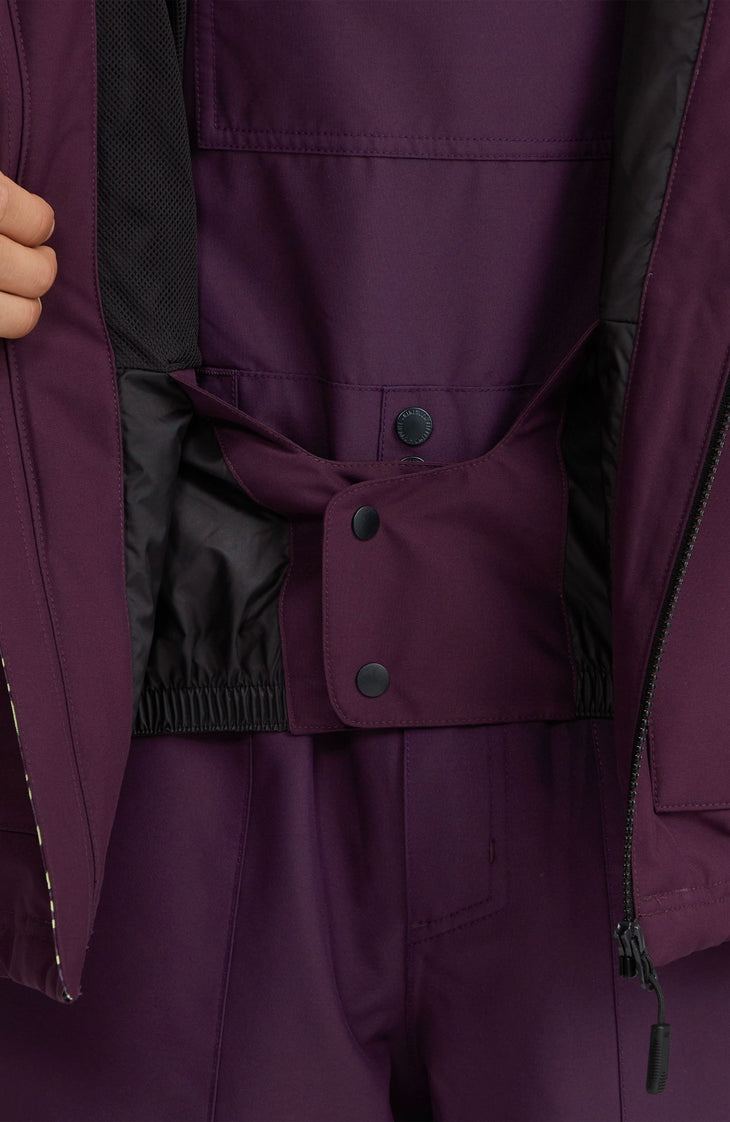 O'Riginals Block Skijacke | Dark Purple Sketcheritage