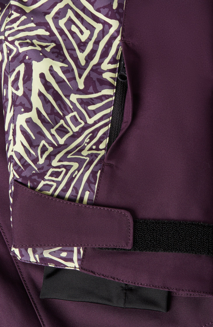 O'Riginals Block Skijacke | Dark Purple Sketcheritage