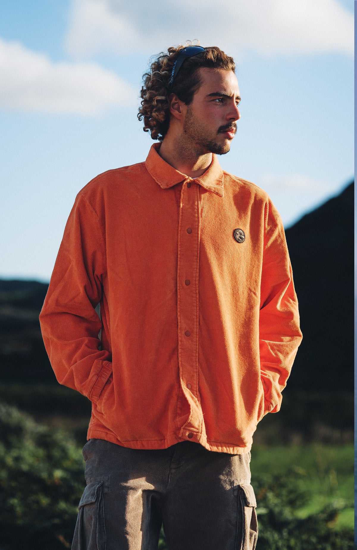 Cord Coach Jacke | Cinnamon Stick