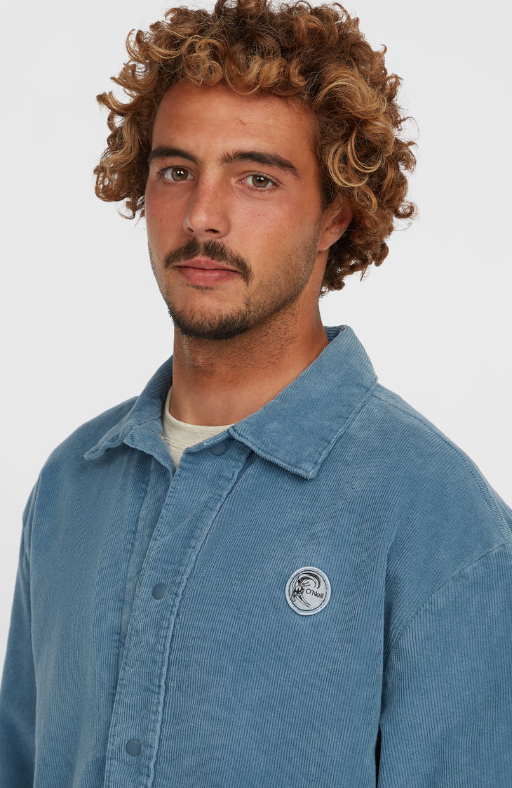 Cord Coach Jacke | Copen Blue