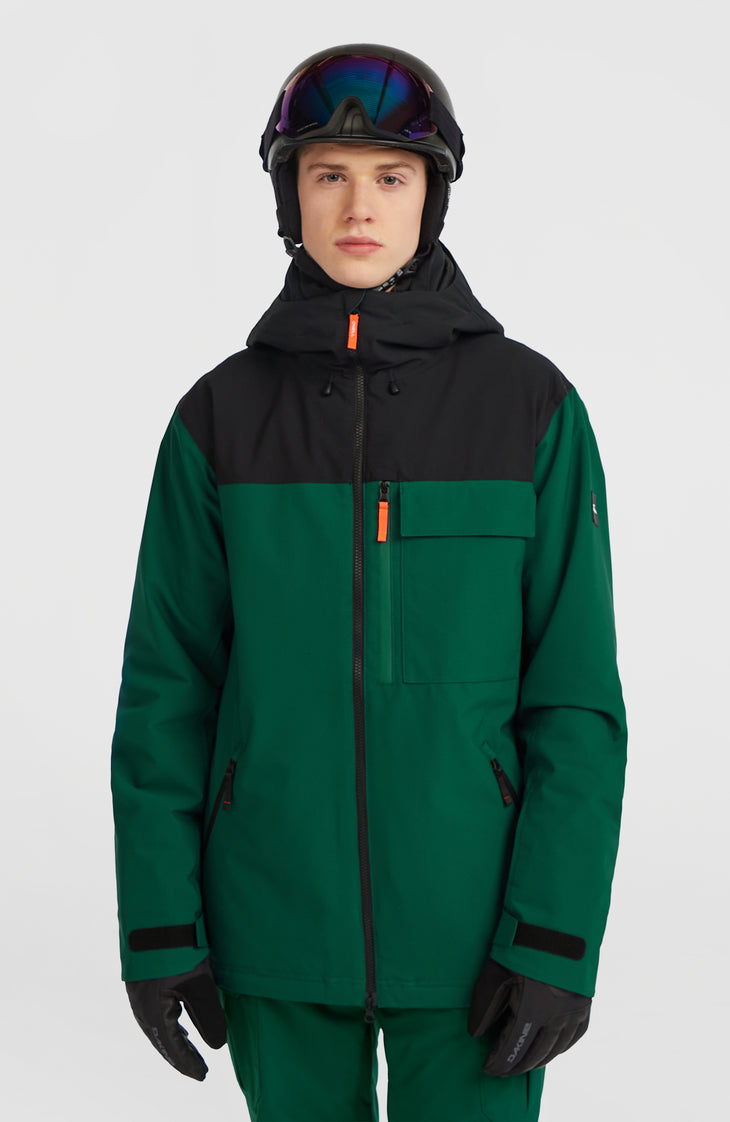 FWC'Peak Skijacke | Emerald Envy Colour Block