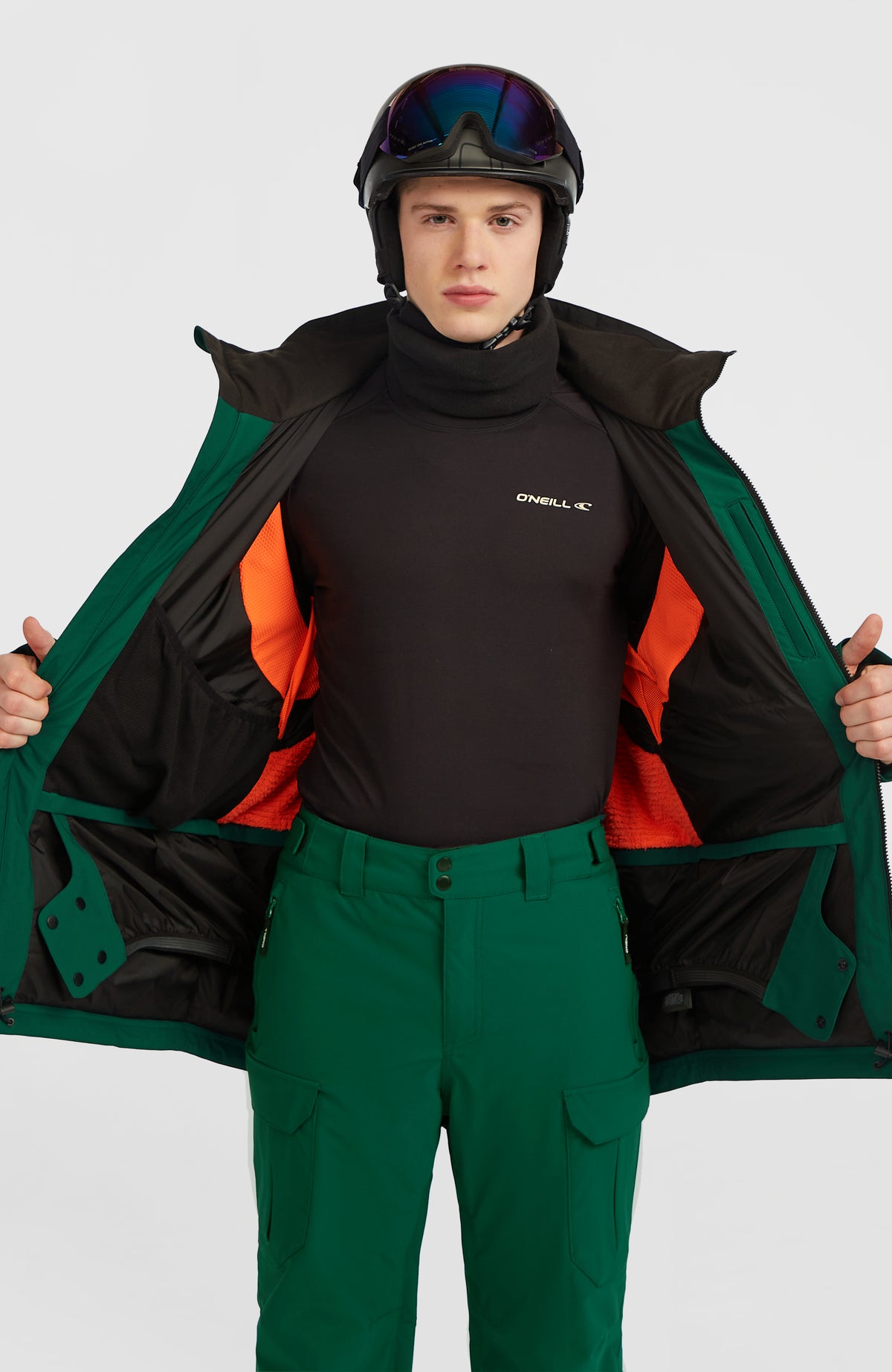 FWC'Peak Skijacke | Emerald Envy Colour Block