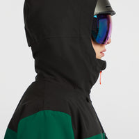 FWC'Peak Skijacke | Emerald Envy Colour Block