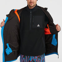 FWC'Play Asymmetric Ski- und Snowboardjacke | Ocean Melody Colour Block