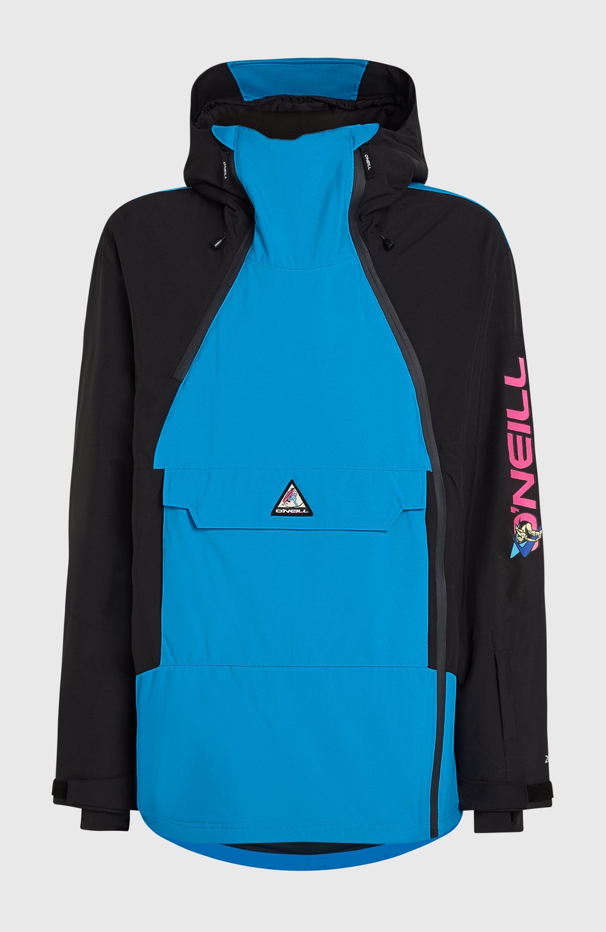 FWC'Play Asymmetric Ski- und Snowboardjacke | Ocean Melody Colour Block