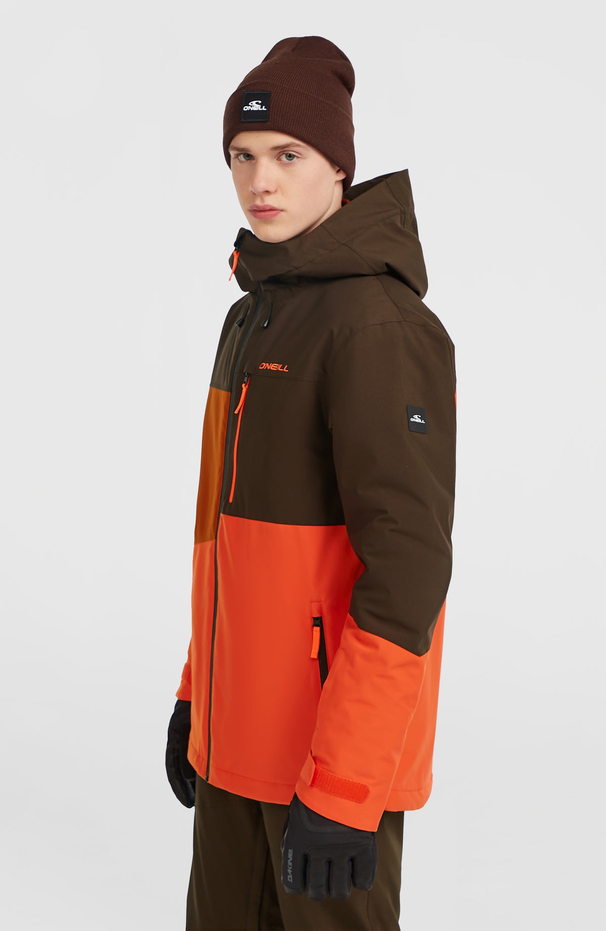FWC'Cruz Triple Skijacke | Coffee Bean Colour Block