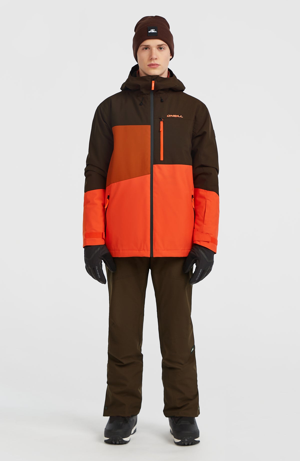 FWC'Cruz Triple Skijacke | Coffee Bean Colour Block