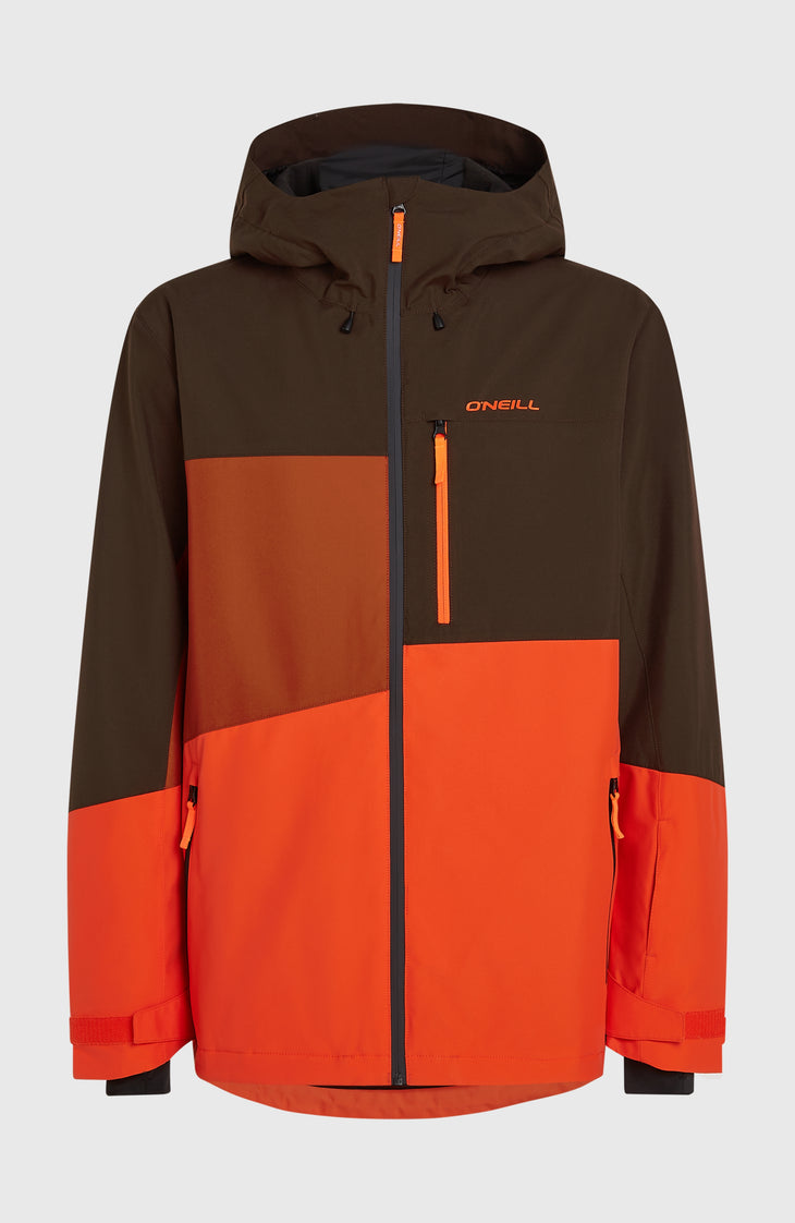 FWC'Cruz Triple Skijacke | Coffee Bean Colour Block