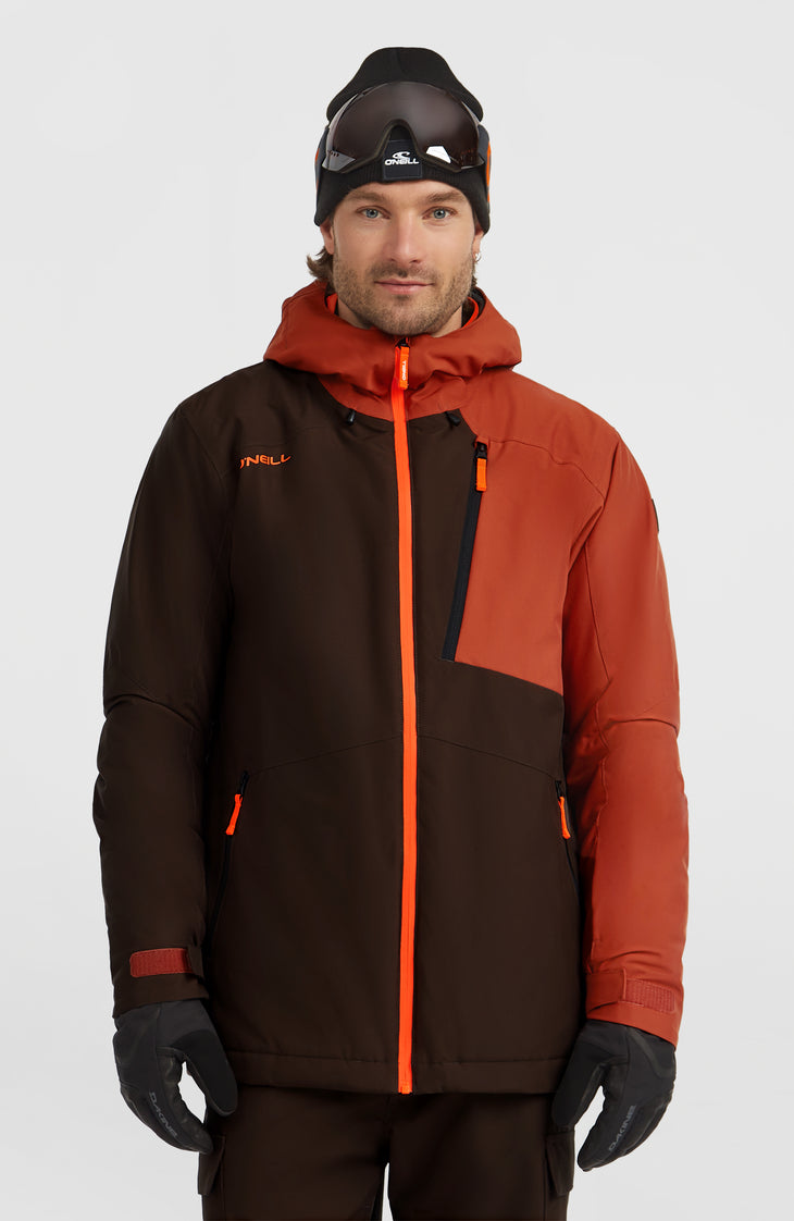 FWC'Cruz Block Skijacke | Coffee Bean Colour Block