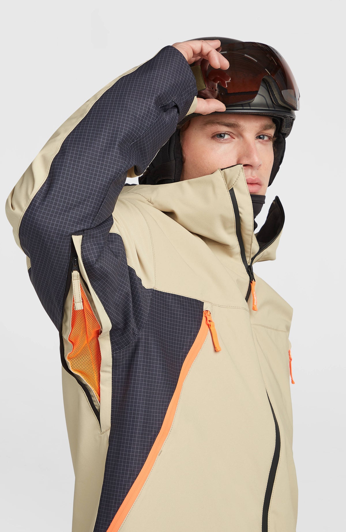 FWC'Peak Pro Skijacke | Olive Blush Colour Block