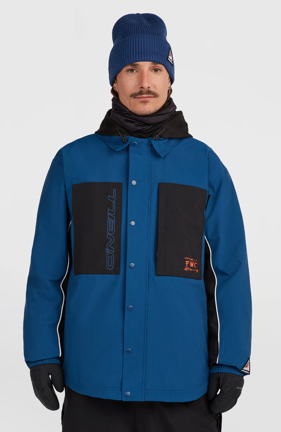 FWC'Play Shacket Ski- und Snowboardjacke | Regal Blue Colour Block