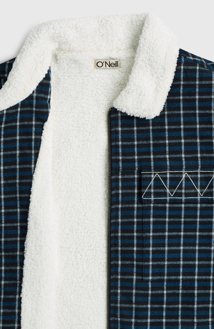 O'RIGINALS FLEECE LINED JACKET | Blue Heritage Checks