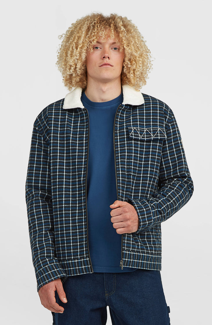 O'RIGINALS FLEECE LINED JACKET | Blue Heritage Checks