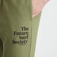 Future Surf Society Jogginghose | Deep Lichen Green