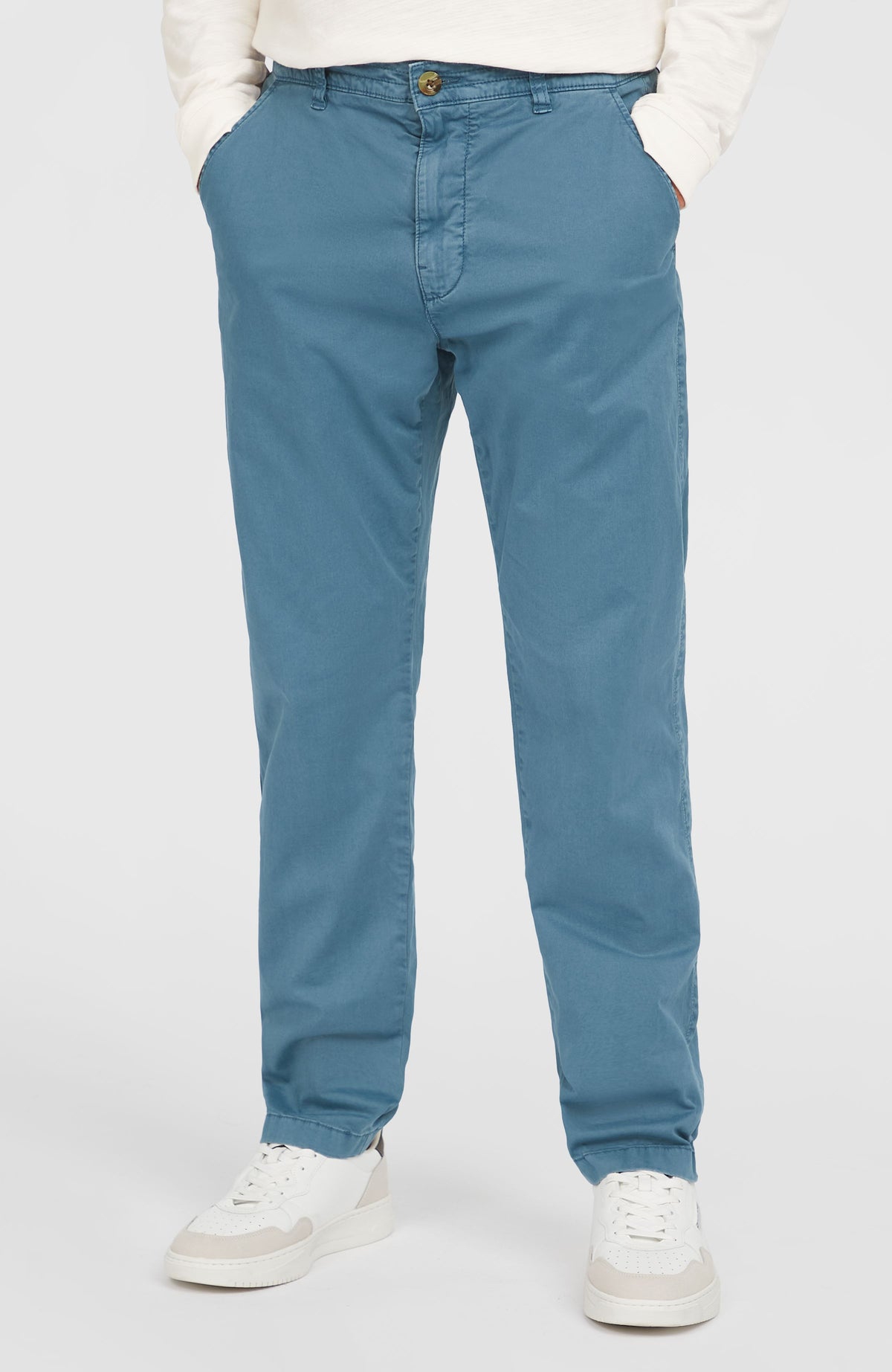 Essentials Chino-Hose | Copen Blue