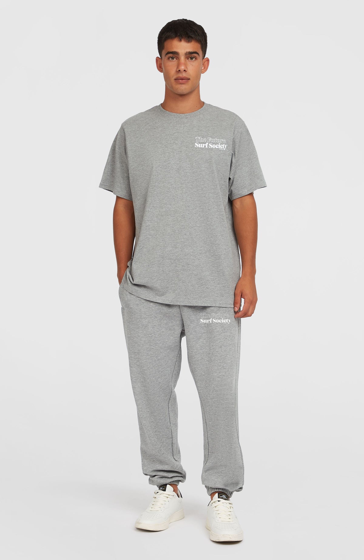 Future Surf Society Jogginghose | Silver Melee