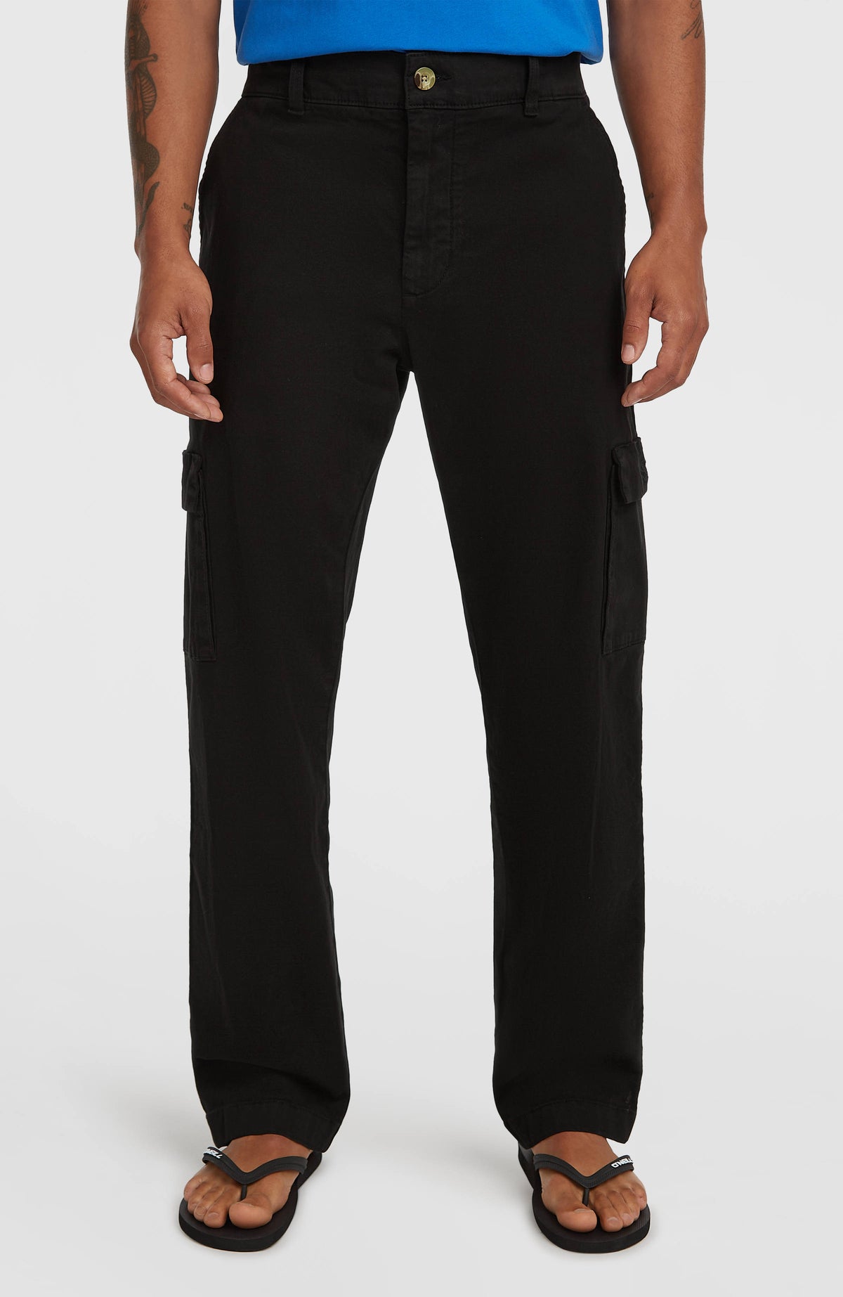 Essentials Cargohose | Black Out