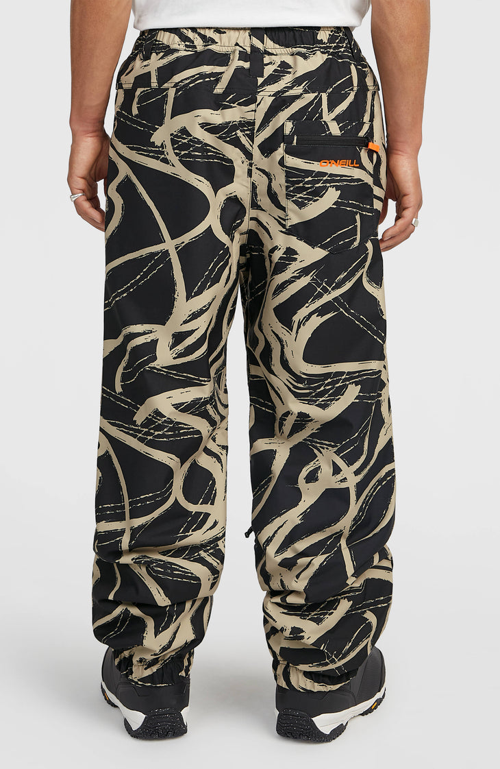 FWC Oversized Ski- und Snowboardhose | Beige Snowtracks