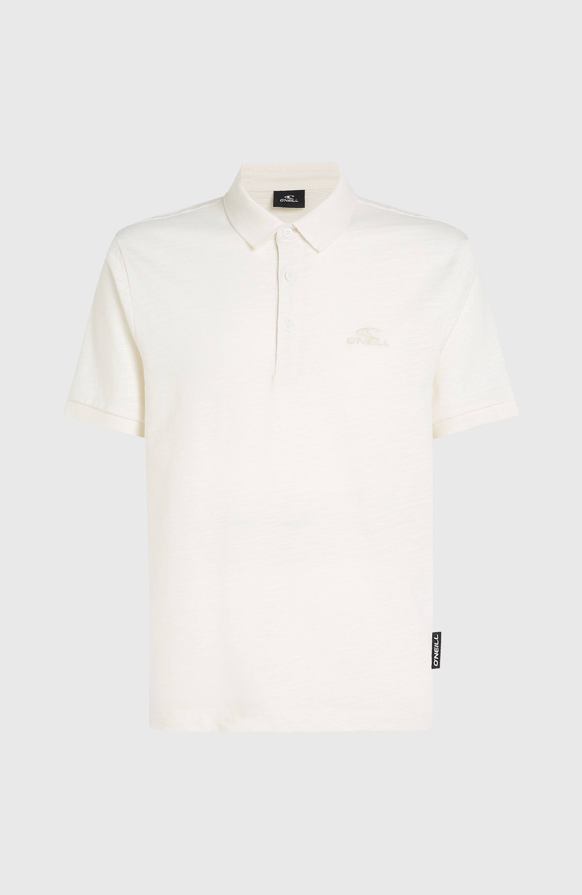 Slub Small Logo Poloshirt | Snow White