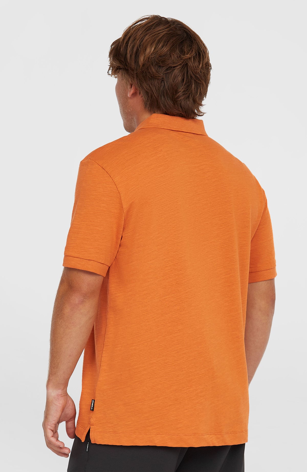 Slub Small Logo Poloshirt | Cinnamon Stick