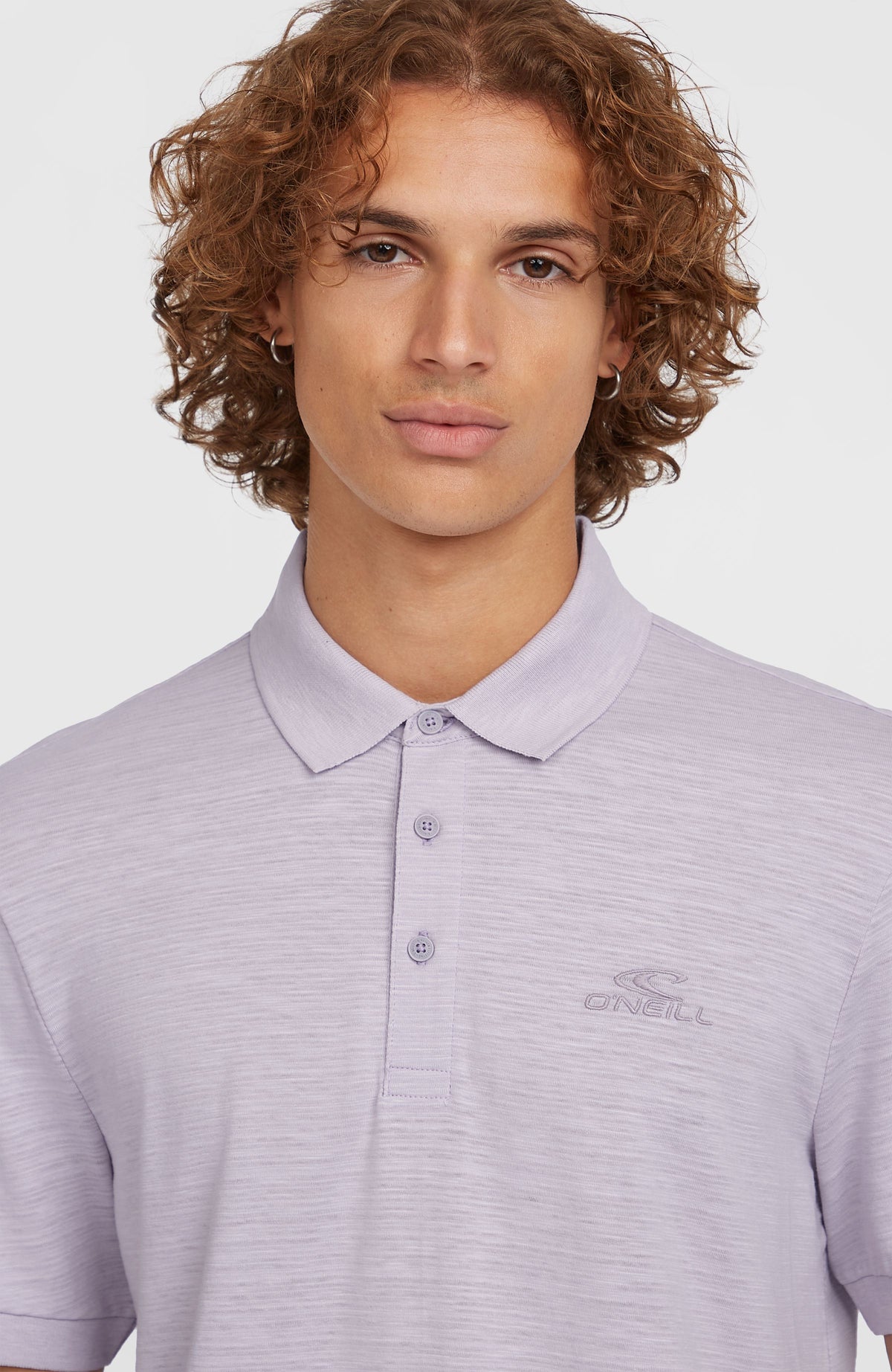 Slub Small Logo Poloshirt | Purple Gleam