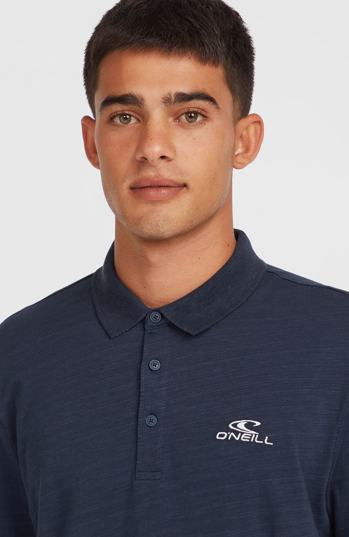 Slub Small Logo Poloshirt | Ink Blue