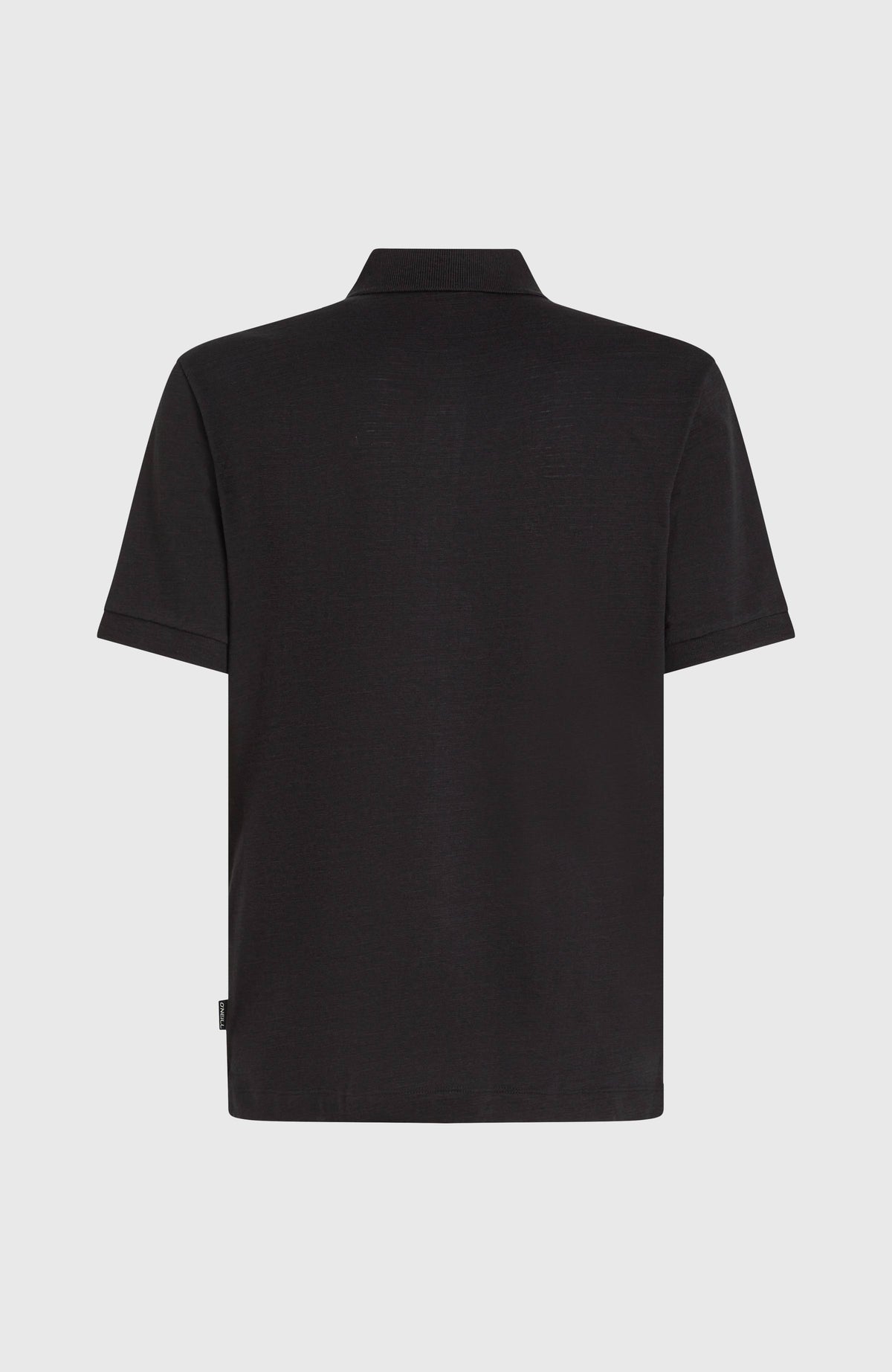 Slub Small Logo Poloshirt | Black Out