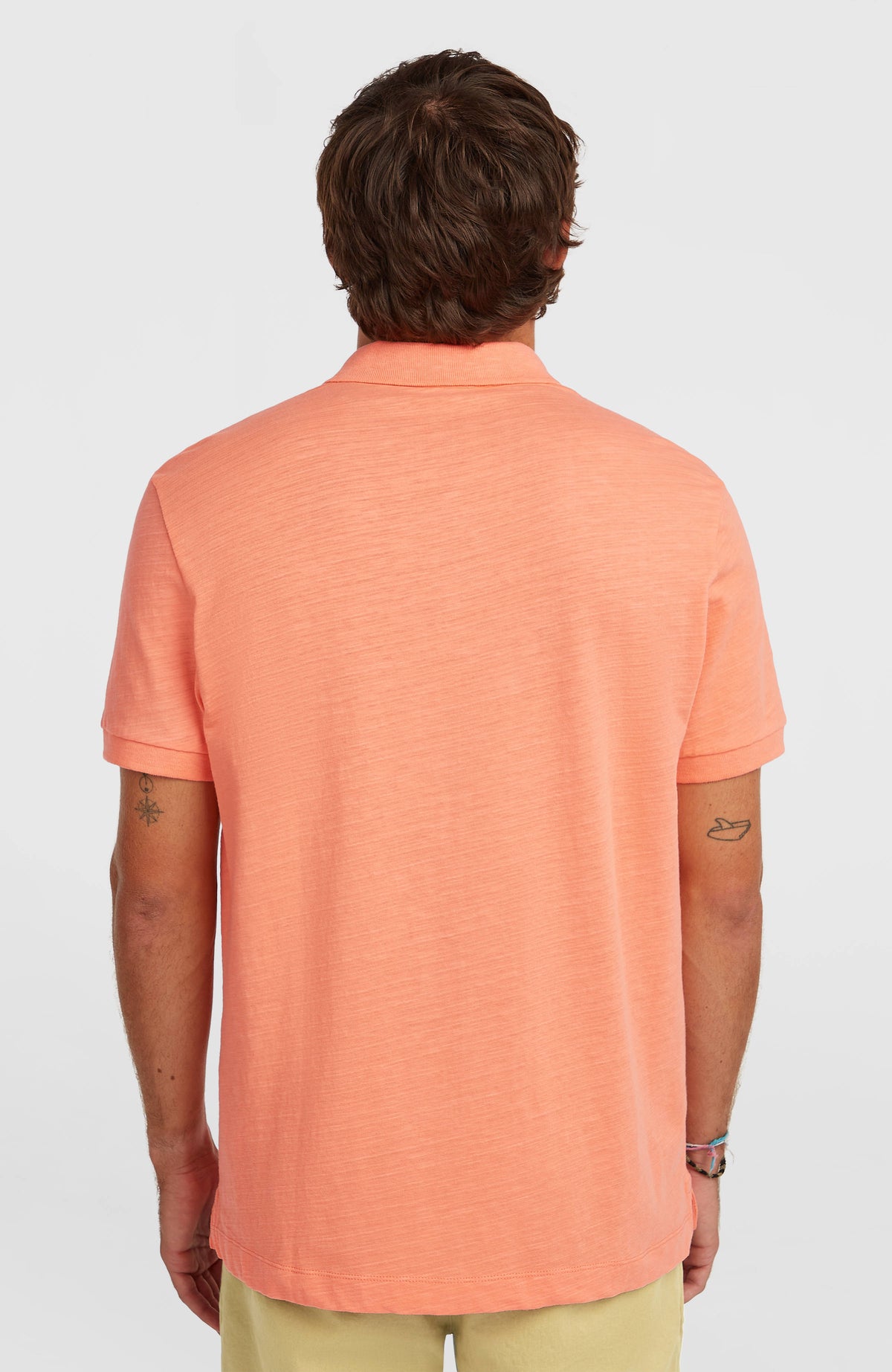 Slub Poloshirt | Funky Peach