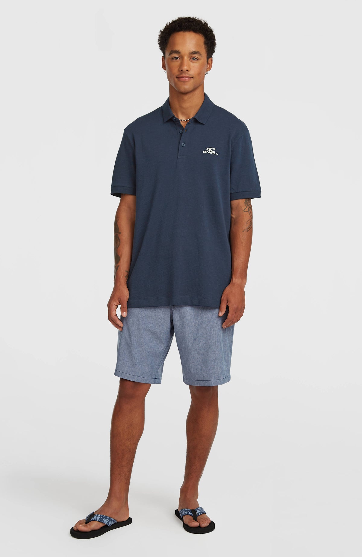Slub Poloshirt | Ink Blue