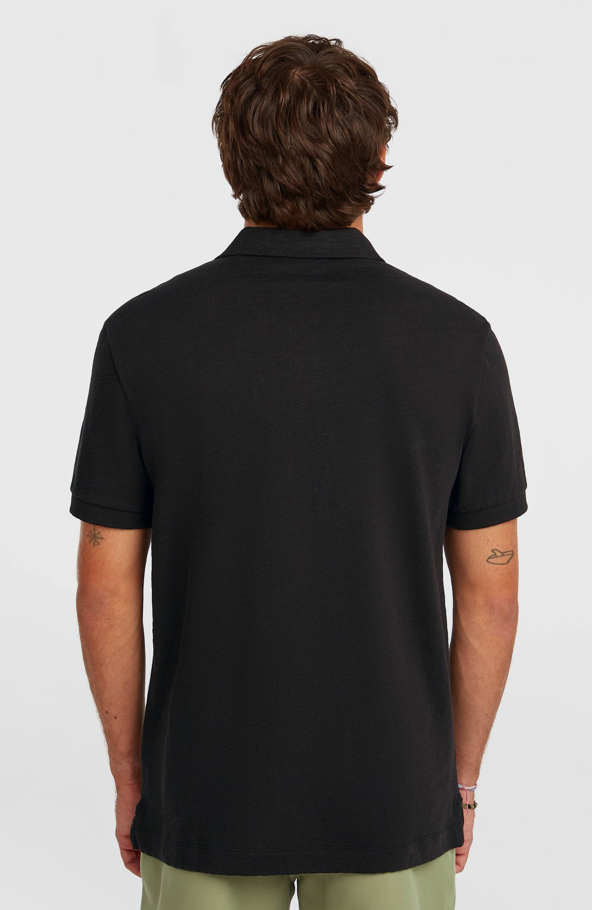 Slub Poloshirt | Black Out