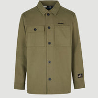 O'Neill TRVLR Series Overshirt | Deep Lichen Green