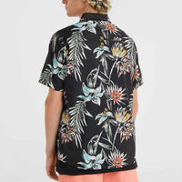 Mix and Match Floral Hemd | Black Tropicana