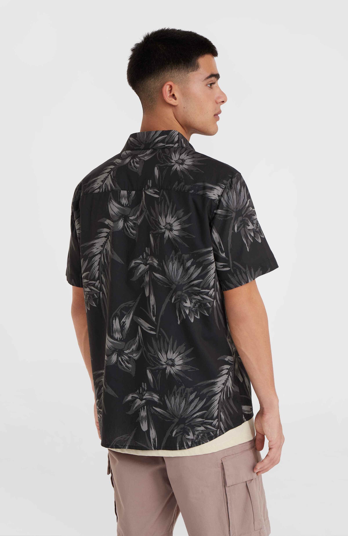 Mix and Match Floral Hemd | Black Tonal Tropican