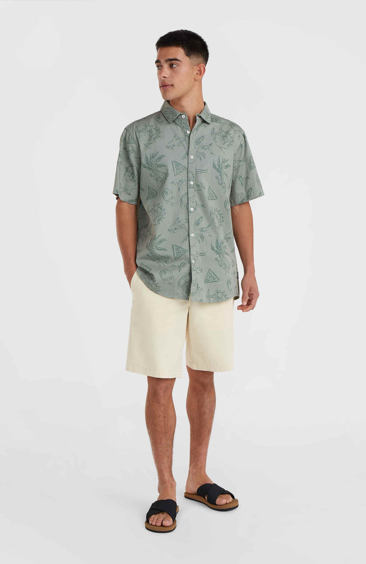 Mix and Match Beach Hemd | Green Vintage Surfer