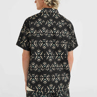 Mix and Match Beach Hemd | Black Fade IKAT