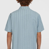 Jacquard Stripe Hemd | Blue Cali Stripe