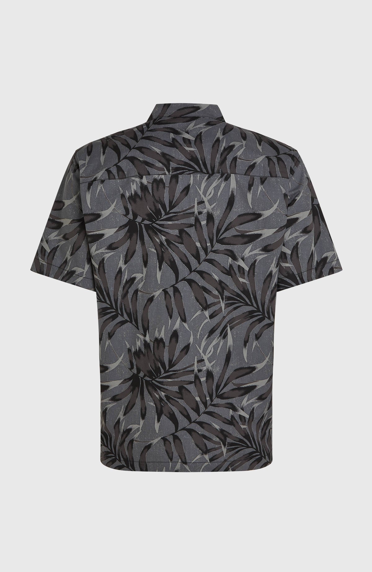Print-Shirt | Black Dipped Leaves