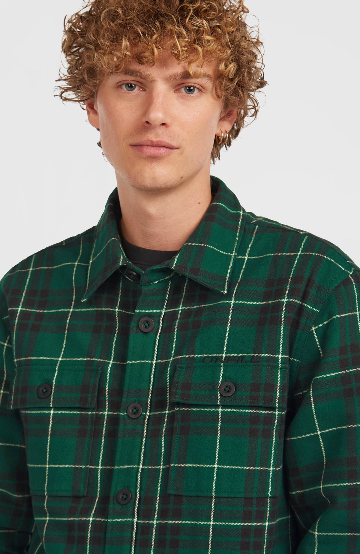 Must-Have Hemd mit Fleecefutter | Green Flannel Check