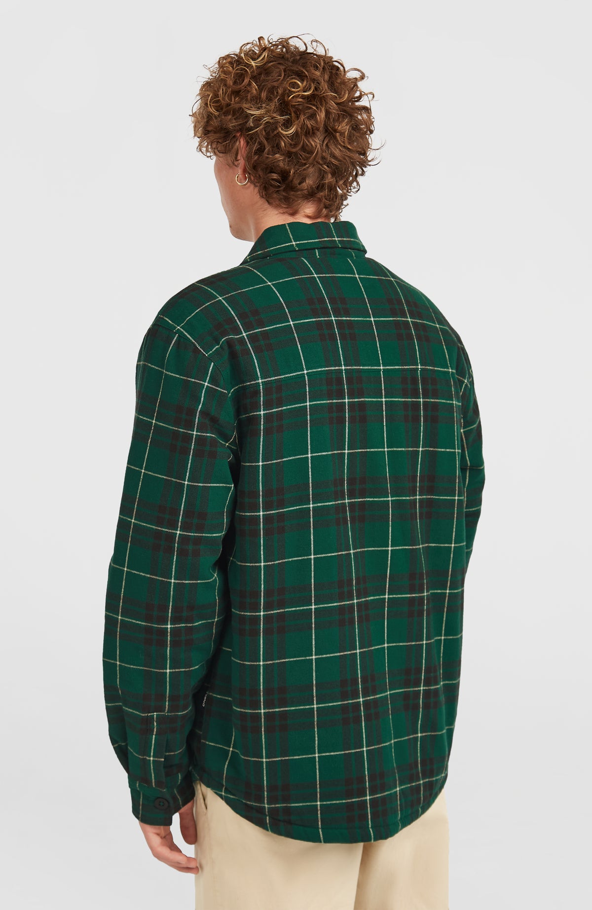 Must-Have Hemd mit Fleecefutter | Green Flannel Check