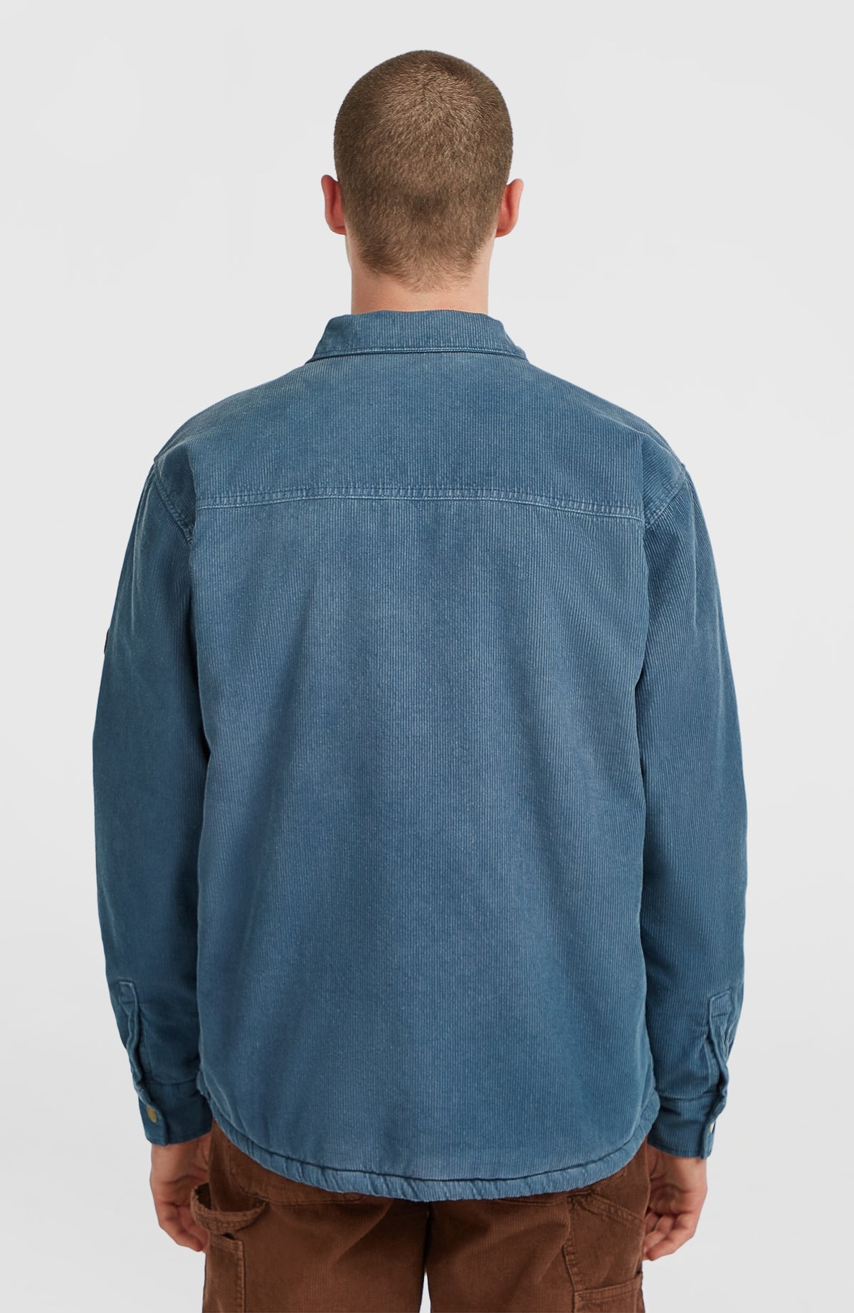 O'Riginals Cord-Overshirt mit Fleecefutter | Mozart Blue