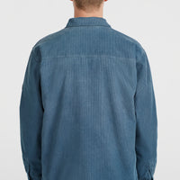 O'Riginals Cord-Overshirt mit Fleecefutter | Mozart Blue