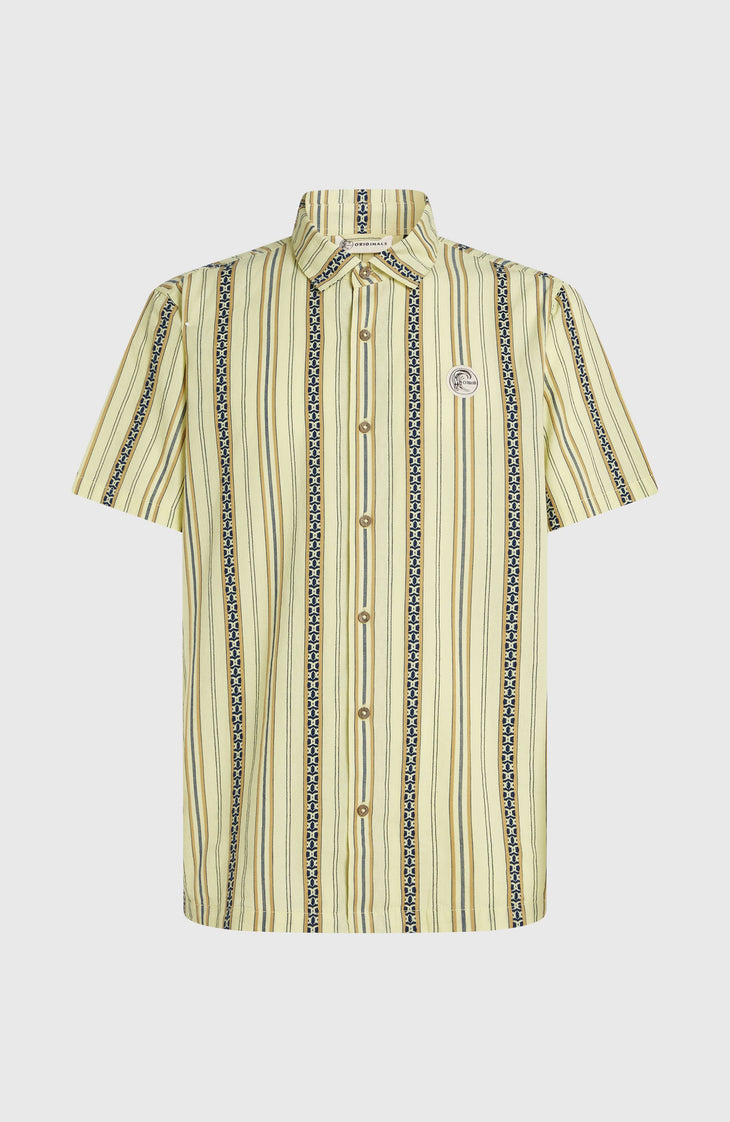 O'Riginals Jacquard-Hemd | Yellow Originals Jstripe