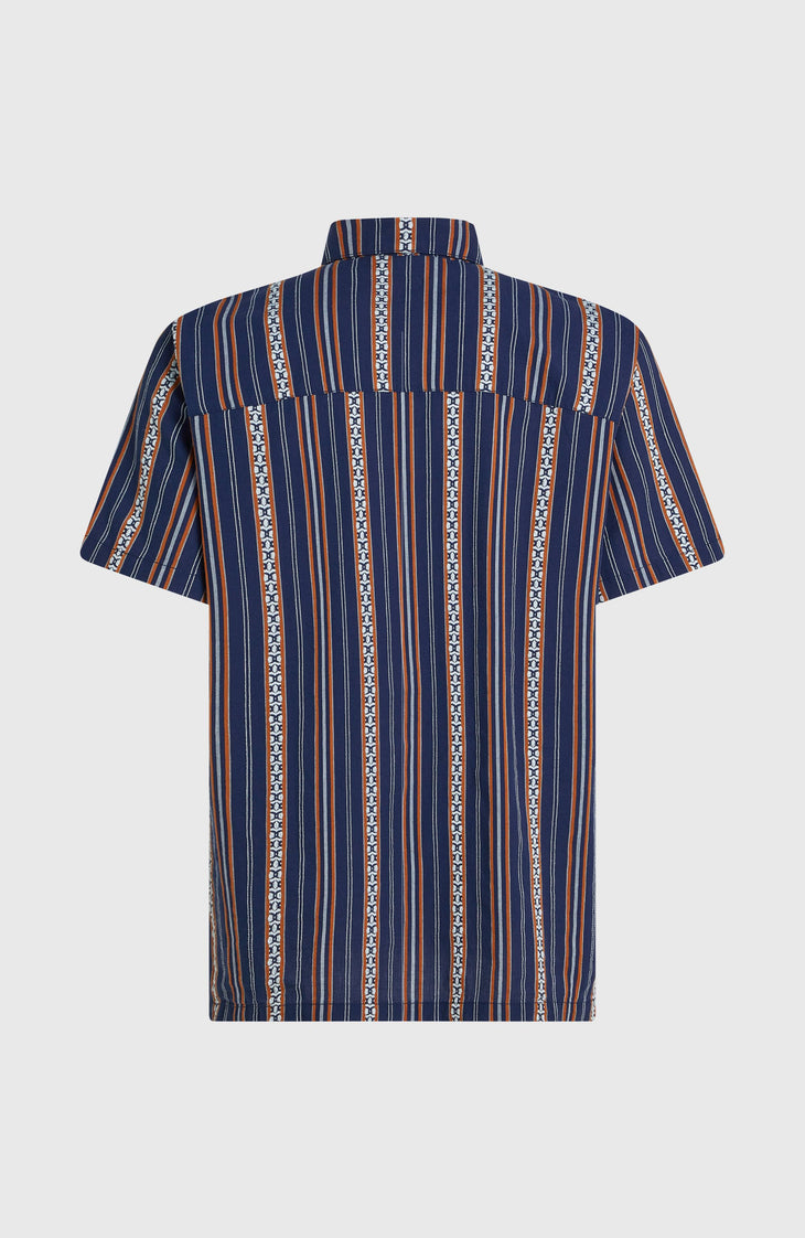 O'Riginals Jacquard-Hemd | Blue Originals Jstripe