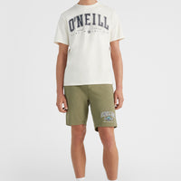 Surf State Jogging-Shorts | Deep Lichen Green