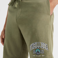 Surf State Jogging-Shorts | Deep Lichen Green