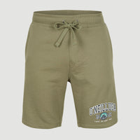 Surf State Jogging-Shorts | Deep Lichen Green