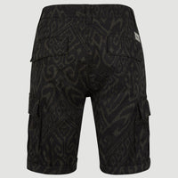 Park Cargo-Shorts | Black Tonal Magic Carpet