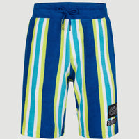 Brights Terry Shorts | Blue Towel Stripe