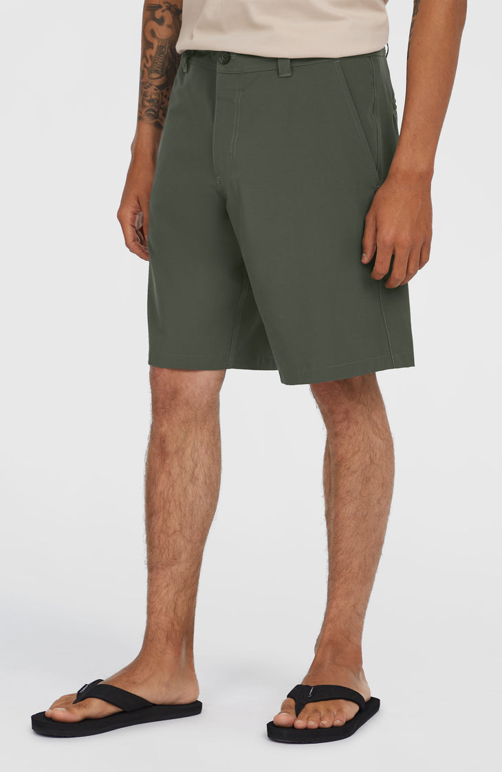 Hybrid 19" Chino-Shorts | Raven